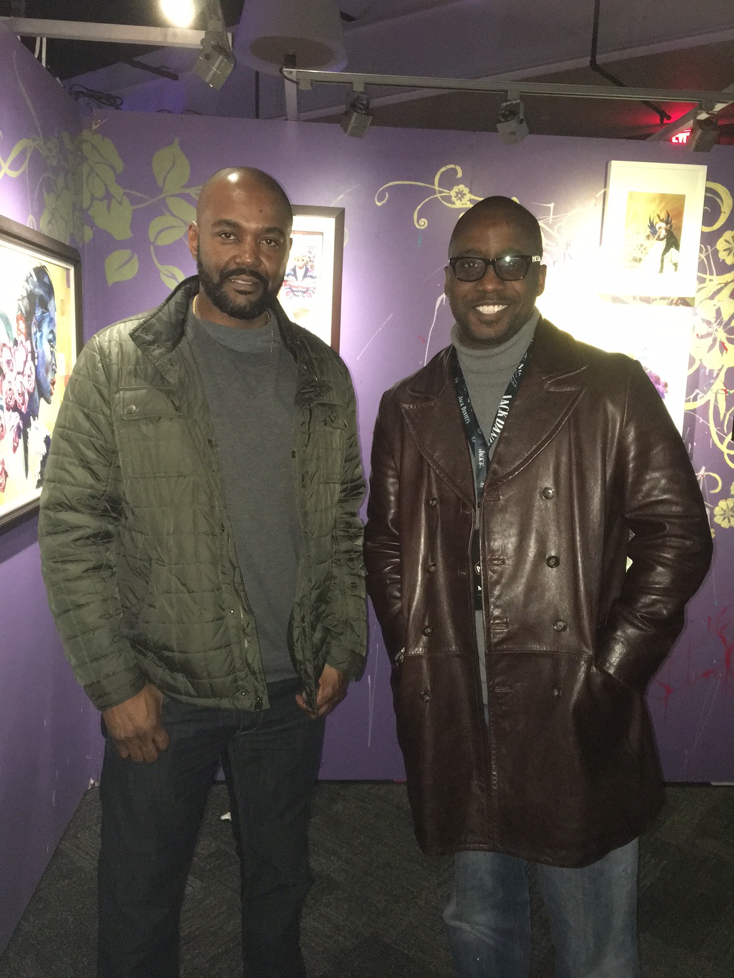 Pictured from left to right: Marcus Shoulders (producer of Triple Set), Christopher Thomas (publishers of inCity Magazine)