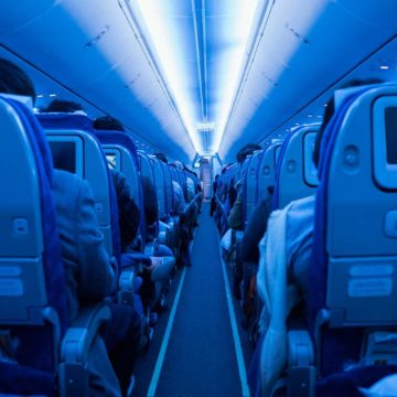 Why do airplanes look like nightclubs now?
