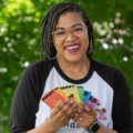 Black mompreneur creates card game that changes the way parents talk to kids