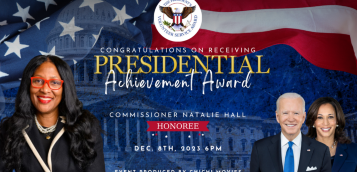 Fulton County’s Commissioner Hall Honored with Presidential Achievement Award