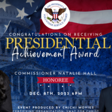Fulton County’s Commissioner Hall Honored with Presidential Achievement Award