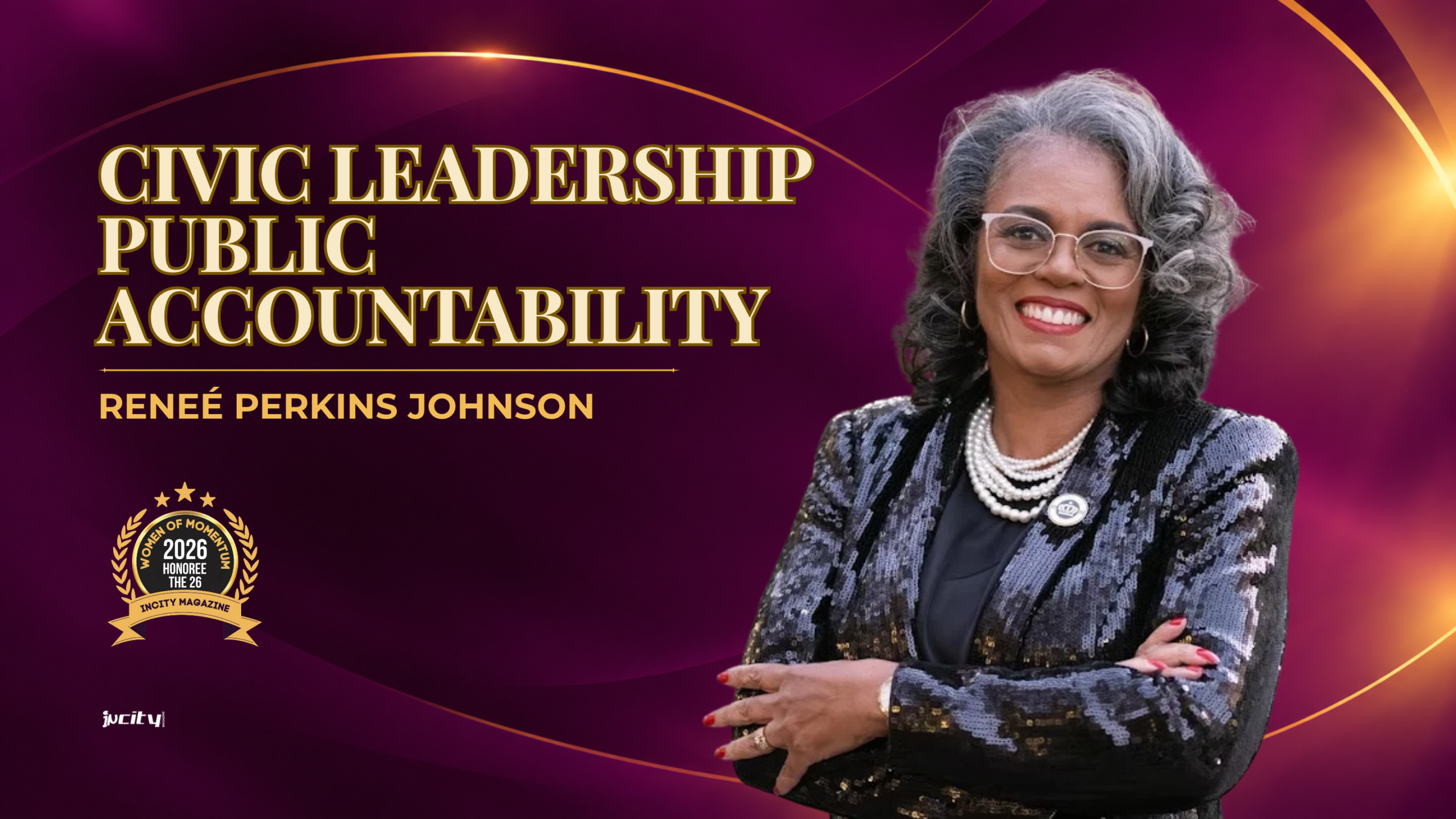 Reneé Perkins Johnson is being honored for exercising independent judgment under institutional and financial pressure while advancing resident representation and public accountability around one of Charlotte’s most consequential infrastructure decisions.